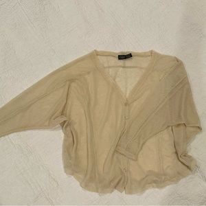Bohemian Cream Sheer Cardigan - Costa Blanca